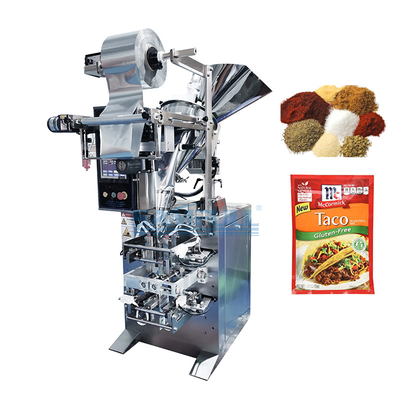 10g automático máquina de relleno y de aislamiento del pequeño de la bolsa de la empaquetadora del taco paquete del condimento